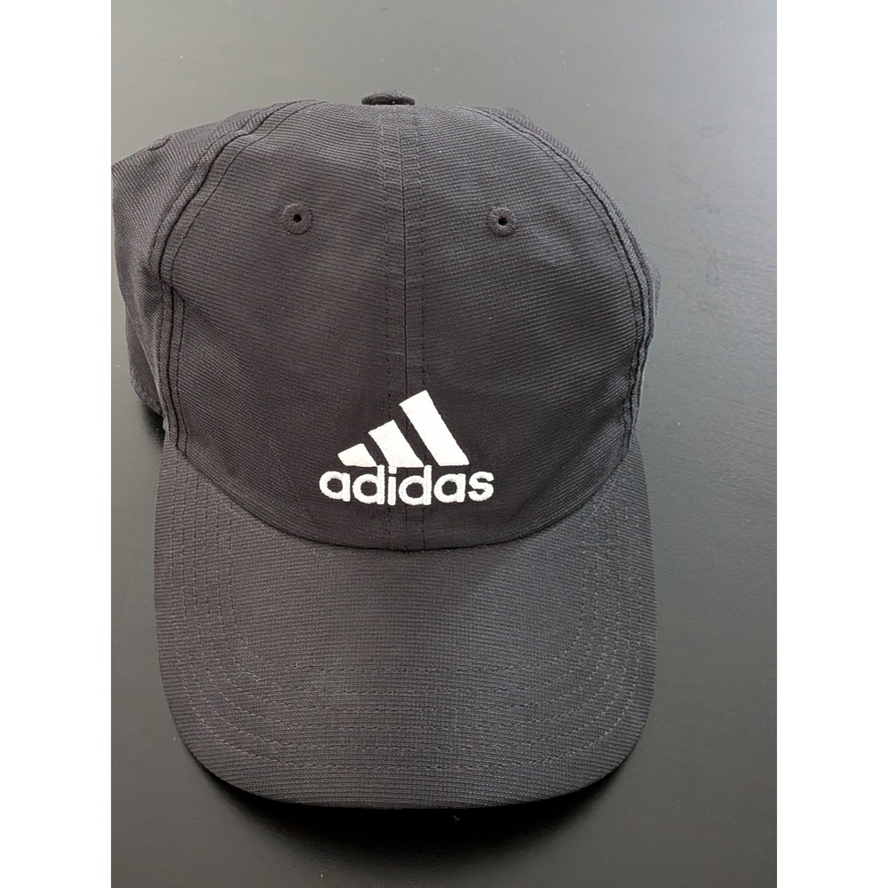 Adidas Aeroready Hat Black Strapback Baseball Running OSFM Dad Cap